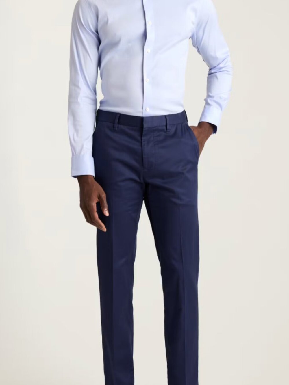 Bonobos Tuesday Workday Warrior Dress Pants 100% Cotton Navy Blue Men's 38 x 30